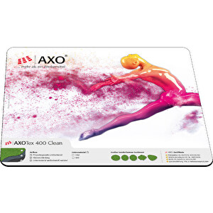 AXOPAD® Mousepad AXOTex Clean 400, 24 X 19,5 Cm Rechteckig, 1 Mm Dick , 4-C Euroskala, Antibakteriell ausgerüstetes Polyestergewebe, Latexcompound strukturiert, 24,00cm x 0,10cm x 19,50cm (Länge x Höhe x Breite)