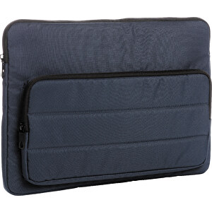 Impact AWARE™ RPET 15,6' Laptop-Sleeve, Navy Blau , navy blau, PET - recycelt, 39,50cm x 28,00cm (Länge x Höhe)