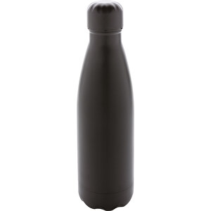 Einfarbige Vakuumisolierte Stainless Steel Flasche , schwarz, Edelstahl, PP, 25,80cm (Höhe)