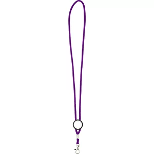 Lanyard rond avec doming coulissant