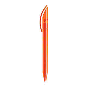 Prodir DS3 TFF Twist Kugelschreiber , Prodir, orange-weiß, Kunststoff, 13,80cm x 1,50cm (Länge x Breite)
