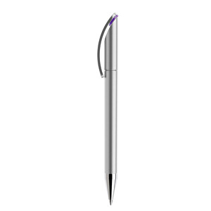 Prodir DS3 TAC Twist Kugelschreiber , Prodir, silber / violett, Kunststoff/Metall, 13,80cm x 1,50cm (Länge x Breite)