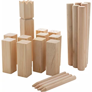 Jeu de Kubb en bois