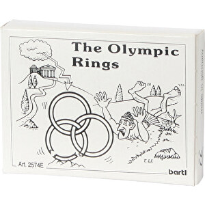 The Olympic Rings , , 6,50cm x 1,30cm x 5,00cm (Länge x Höhe x Breite)