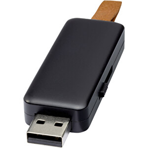 Gleam 16 GB USB-Stick Mit Leuchtfunktion , schwarz MB , 16 GB , ABS Kunststoff MB , 6,00cm x 1,00cm x 2,50cm (Länge x Höhe x Breite)