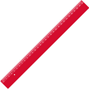 Lineal 30 Cm , rot, PS, 3,10cm x 0,02cm x 0,30cm (Länge x Höhe x Breite)