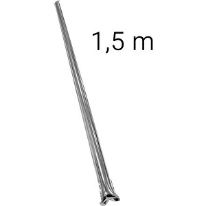 Abstandsstick 'Distance', Selbstaufblasend , silber, Kunststoff, 150,00cm x 5,80cm (Länge x Breite)