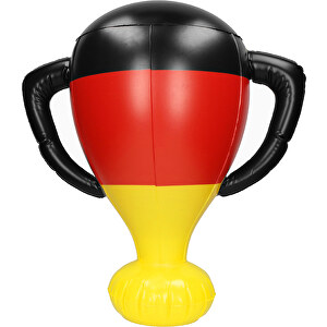 Aufblasbarer Pokal 'Deutschland' , Deutschland-Farben, Kunststoff, 50,00cm x 26,00cm x 54,00cm (Länge x Höhe x Breite)