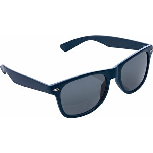Sonnenbrille Aus GRS Recyceltem Kunststoff , navy blau, rPC, 14,40cm x 3,00cm x 4,80cm (Länge x Höhe x Breite)