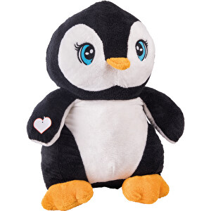 Großer Plüsch-Pinguin SKIPPER , schwarz, weiß, Polyester, 50,00cm (Länge)