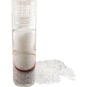 Salzgenuss , weiss, Glas, Kunststoff, Gewürz,Papier, 10,00cm (Höhe)