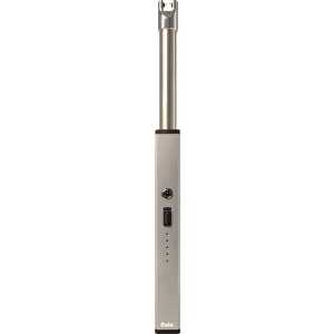 USB Lichtbogenfeuerzeug Nola 585 , grau, Kunststoff, 230,00cm x 14,00cm x 17,00cm (Länge x Höhe x Breite)