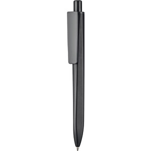 Kugelschreiber RIDGE , Ritter-Pen, schwarz, ABS-Kunststoff, 141,00cm (Länge)