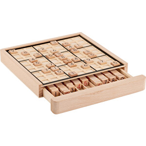 Sudoku , holzfarben, Holz, 22,50cm x 3,10cm x 23,50cm (Länge x Höhe x Breite)