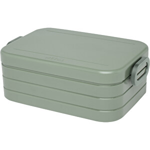 Mepal Take-a-break Lunchbox Midi , heather grün, ABS Kunststoff, 19,00cm x 7,00cm x 12,00cm (Länge x Höhe x Breite)