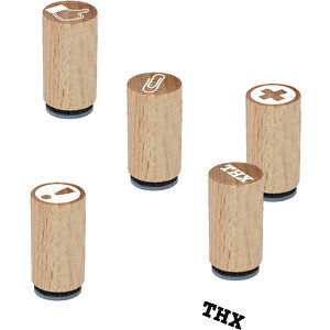 Mini Woodies - Zusätzlich Tampondruck 1-c Seitlich , holz, Holz, 