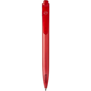Thalaasa Kugelschreiber Aus Ozean Plastik , Marksman, rot, Recycelter Kunststoff, 14,30cm (Länge)