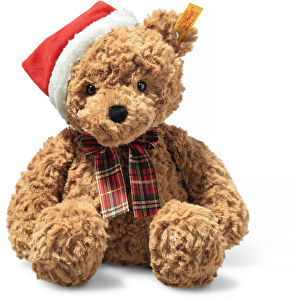 Jimmy Teddybär – Christmas , braun, aus kuschelweichem Plüsch, 30,00cm x 13,00cm x 23,00cm (Länge x Höhe x Breite)