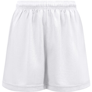 THC MATCH KIDS WH. Sport-Shorts Für Kinder , weiss, Recyceltes Polyester, 8, 