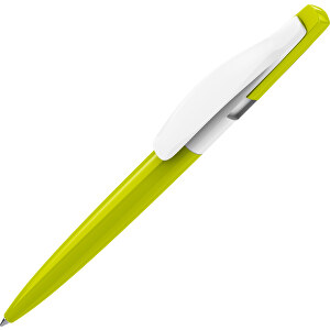 Prodir DS2 PPP Push Kugelschreiber , Prodir, pistatien / weiß, Kunststoff, 14,80cm x 1,70cm (Länge x Breite)