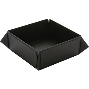 Swiss Peak Faltbare Magnetbox Aus RCS Recyceltem PU , schwarz, PU - recycelt, 21,00cm x 0,20cm (Länge x Höhe)