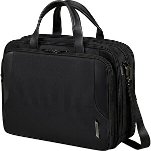 Samsonite - XBR 2.0 - BAILHANDLE 15.6' 3C EXP , Samsonite, black, 98% RPET Polyester + 2% PU, 30,00cm x 17,00cm x 40,50cm (Länge x Höhe x Breite)