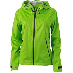 Ladies’ Outdoor Jacket , James Nicholson, spring-grün/iron-grau, 100% Polyester, S, 
