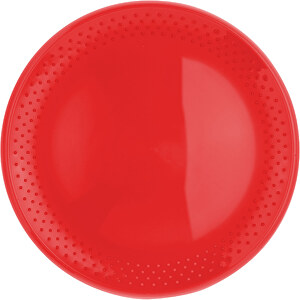 Wurfscheibe 'Design' , rot, PP, 0,26cm (Höhe)