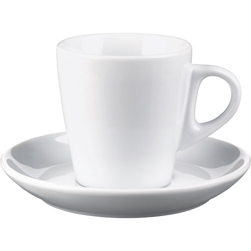 Pura Kaffee Porzellan Tasse , Rastal, weiß, Porzellan, 8,10cm (Höhe), Bild 2