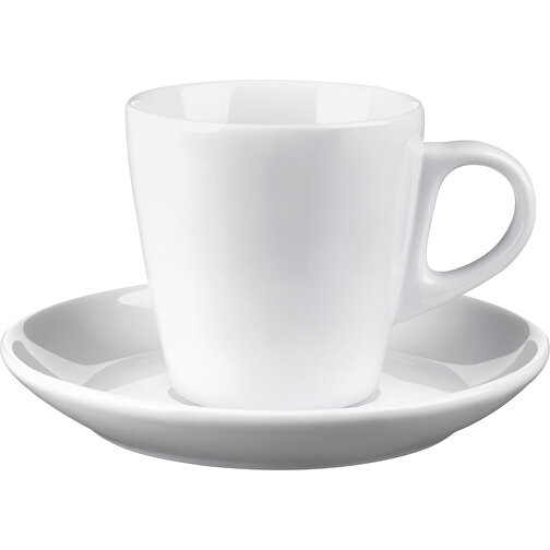 Pura Cappuccino Porzellantasse , Rastal, weiß, Porzellan, 8,80cm (Höhe), Bild 2