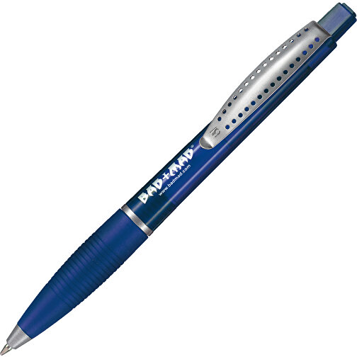 Kugelschreiber Club Transparent SI , Ritter-Pen, ocean-blau, ABS-Kunststoff, 14,20cm (Länge), Bild 2