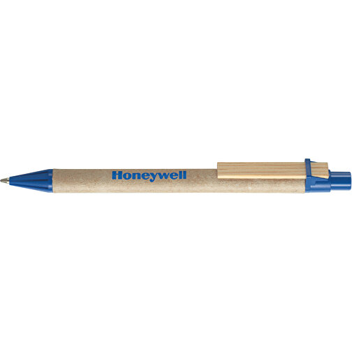 Kugelschreiber CARTON I , Ritter-Pen, azurblau, Pappe, Holz, ABS, 14,10cm (Länge), Bild 3