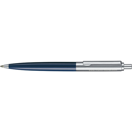 Kugelschreiber KNIGHT , Ritter-Pen, dunkel-blau, ABS + Metall, 13,40cm (Länge), Bild 3