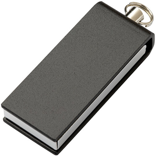 USB-Stick REVERSE 8GB , Promo Effects MB , schwarz MB , 8 GB , Kunststoff/Metall MB , 3 - 10 MB/s MB , 3,20cm x 0,60cm x 1,20cm (Länge x Höhe x Breite), Bild 1