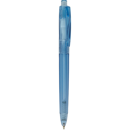 PET Kugelschreiber - Recycelt , Green&Good, blau, recycelter Kunststoff, 14,00cm (Länge), Bild 1
