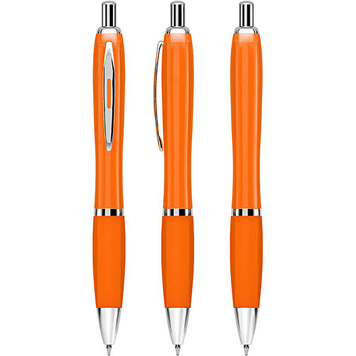Kugelschreiber Bremen , Promo Effects, orange, Kunststoff, 14,00cm (Länge), Bild 4