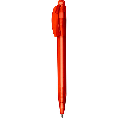 Indus Kugelschreiber - Biologisch Abbaubar , Green&Good, rot, biologisch abbaubares Plastik, 14,00cm x 1,00cm x 1,00cm (Länge x Höhe x Breite), Bild 1