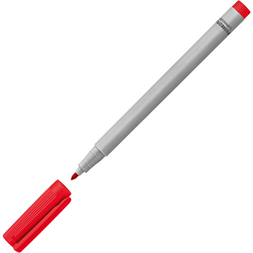 STAEDTLER Lumocolor Non-permanent M , Staedtler, rot, Kunststoff, 14,10cm x 0,90cm x 0,90cm (Länge x Höhe x Breite), Bild 2