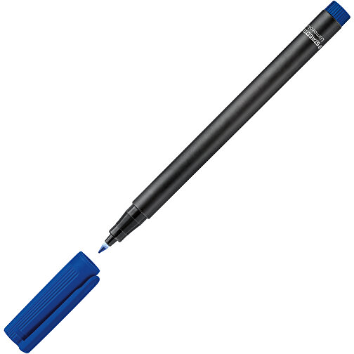 STAEDTLER Lumocolor Permanent F , Staedtler, blau, Kunststoff, 14,10cm x 0,90cm x 0,90cm (Länge x Höhe x Breite), Bild 2