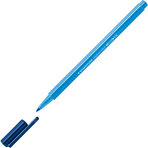 STAEDTLER Triplus Color , Staedtler, lichtblau, Kunststoff, 16,00cm x 0,90cm x 0,90cm (Länge x Höhe x Breite), Bild 2