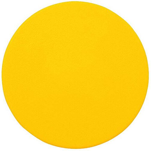 Einkaufswagenchip Ohne Loch , standard-gelb, Kunststoff, 0,20cm (Höhe), Bild 1