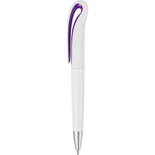Kugelschreiber Aus Kunststoff Ibiza , violett, ABS, Plastik, , Bild 1