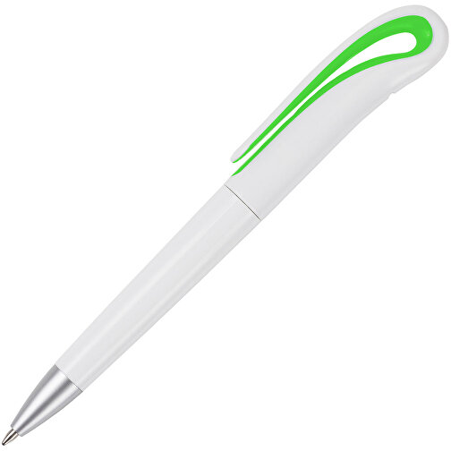 Kugelschreiber Aus Kunststoff Ibiza , hellgrün, ABS, Plastik, , Bild 2