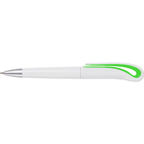 Kugelschreiber Aus Kunststoff Ibiza , hellgrün, ABS, Plastik, , Bild 3
