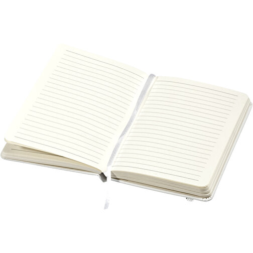 Classic A5 Hard Cover Notizbuch , weiß, Karton, Lederimitat Papier, 21,30cm x 1,50cm x 14,50cm (Länge x Höhe x Breite), Bild 5