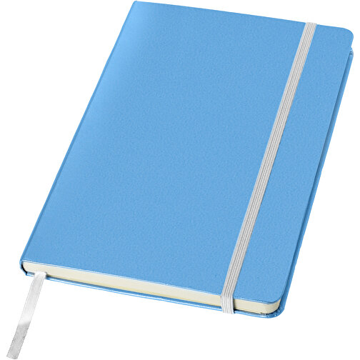 Classic A5 Hard Cover Notizbuch , hellblau, Karton, Lederimitat Papier, 21,30cm x 1,50cm x 14,50cm (Länge x Höhe x Breite), Bild 1