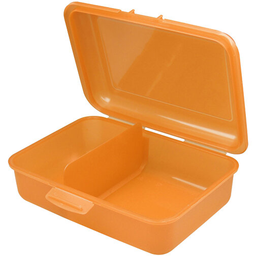 Vorratsdose 'School-Box' Mittel Mit Trennwand , trend-orange PP, Kunststoff, 16,00cm x 5,00cm x 11,60cm (Länge x Höhe x Breite), Bild 1