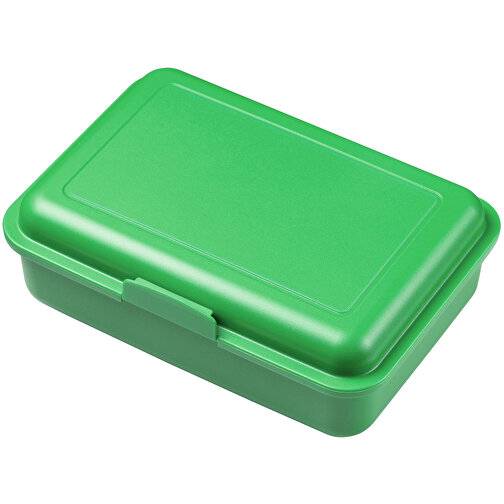Vorratsdose 'School-Box' Mittel , standard-grün, Kunststoff, 16,00cm x 5,00cm x 11,60cm (Länge x Höhe x Breite), Bild 1