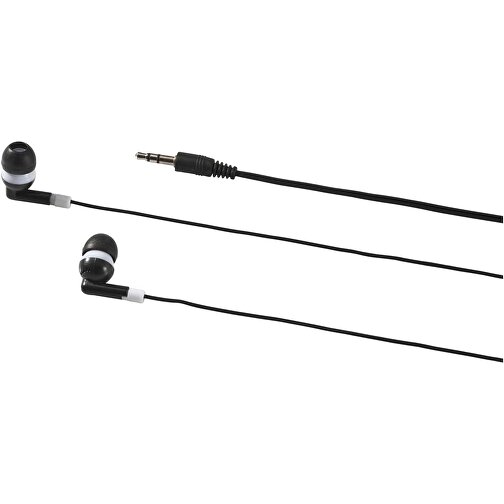 Rebel Ohrhörer , schwarz / weiss, ABS Kunststoff, 6,00cm x 1,70cm x 6,50cm (Länge x Höhe x Breite), Bild 6