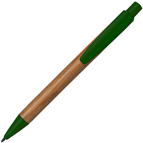 Kugelschreiber Aus Bambus Lacey , grün, ABS, Plastik, Bambus, , Bild 2